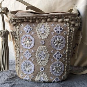 Angel by L. Martino Small Bucket Crossbody